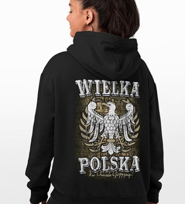 Damska bluza z kapturem WIELKA POLSKA